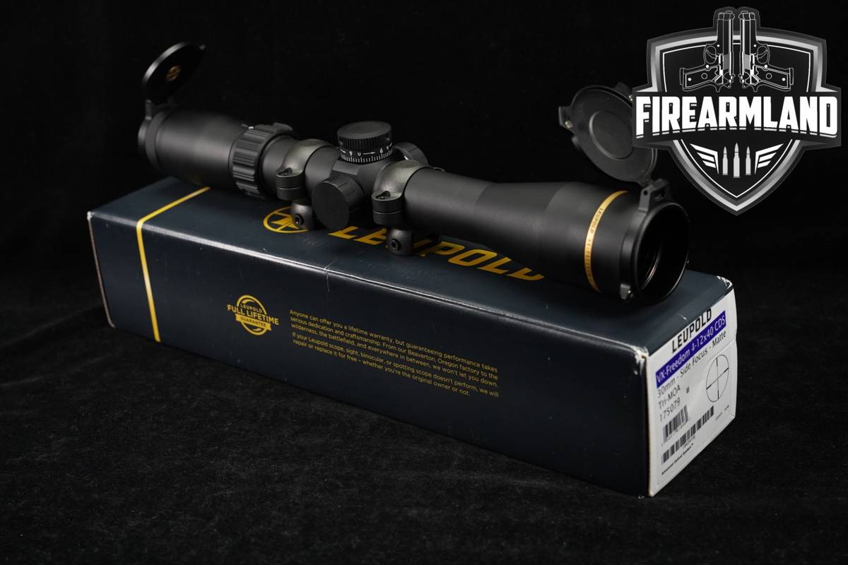 Leupold VX-FREEDOM 4X12-40 CDS Tri-MOA Reticle SFP Scope +ORIG BOX
