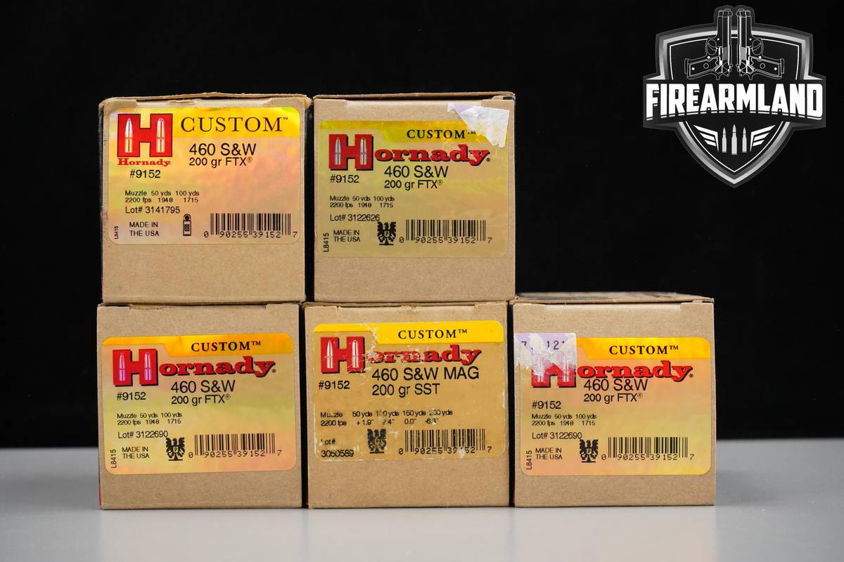 100 RDS! 460 S&W Magnum Ammo 460S&W-Mag