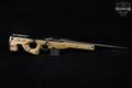 Tooley Custom ORION Remington 700 Pattern; Accuracy International AICS-family chassis (fixed thumbhole, adjustable cheekpiece) .260 Rem. Silver & Black in Excellent Condition Image 3