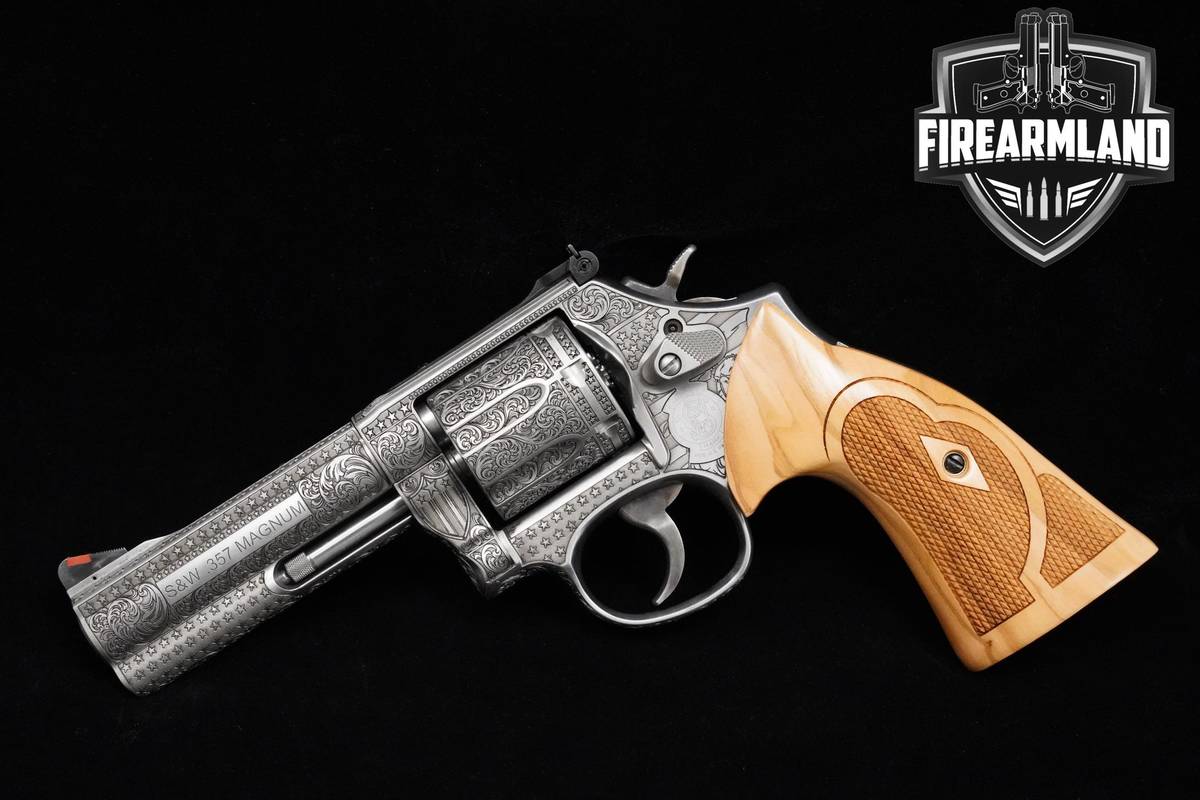 UBER-RARE! Smith & Wesson 686-6 Plus DF Arms Engraved 357-Magnum S&W 686-6