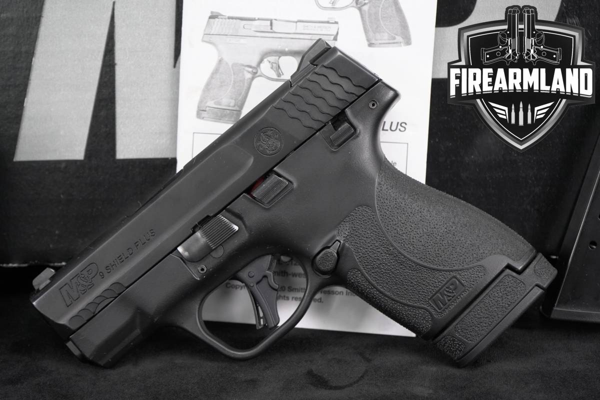 Smith & Wesson M&P9 Shield Plus 9mm S&W 3.1" +ORIG BOX, 2 MAGS, HOLSTER