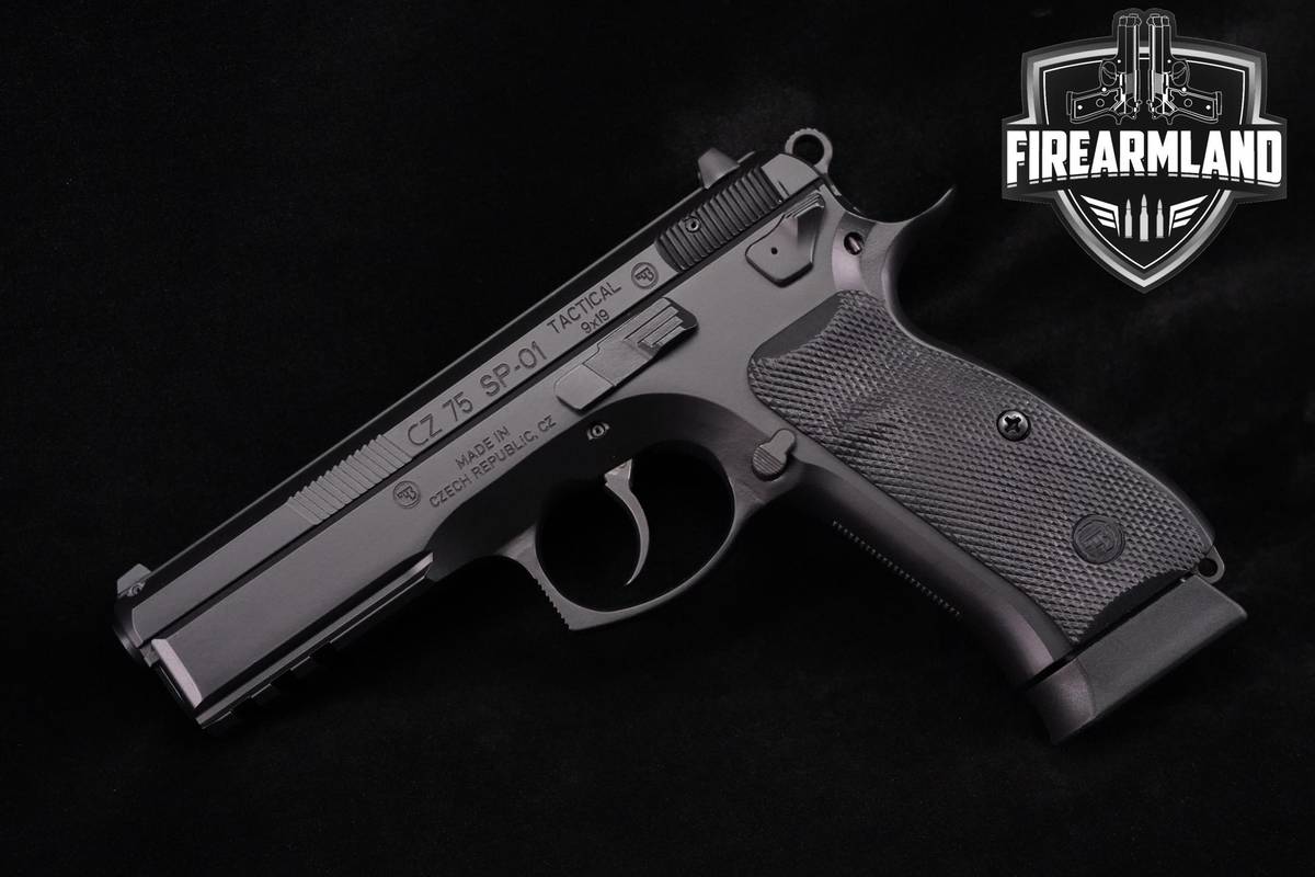 CZ 75 SP-01 Tactical 9mm 4.6" CZ75 SP01 +2 MAGS, OG CASE & HOLSTER