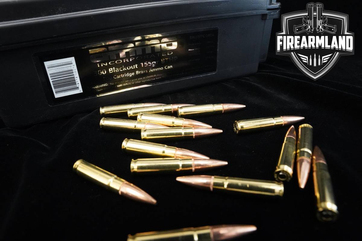 300 Blackout Ammo 300-BLK-AAC Ammo 200 ROUNDS