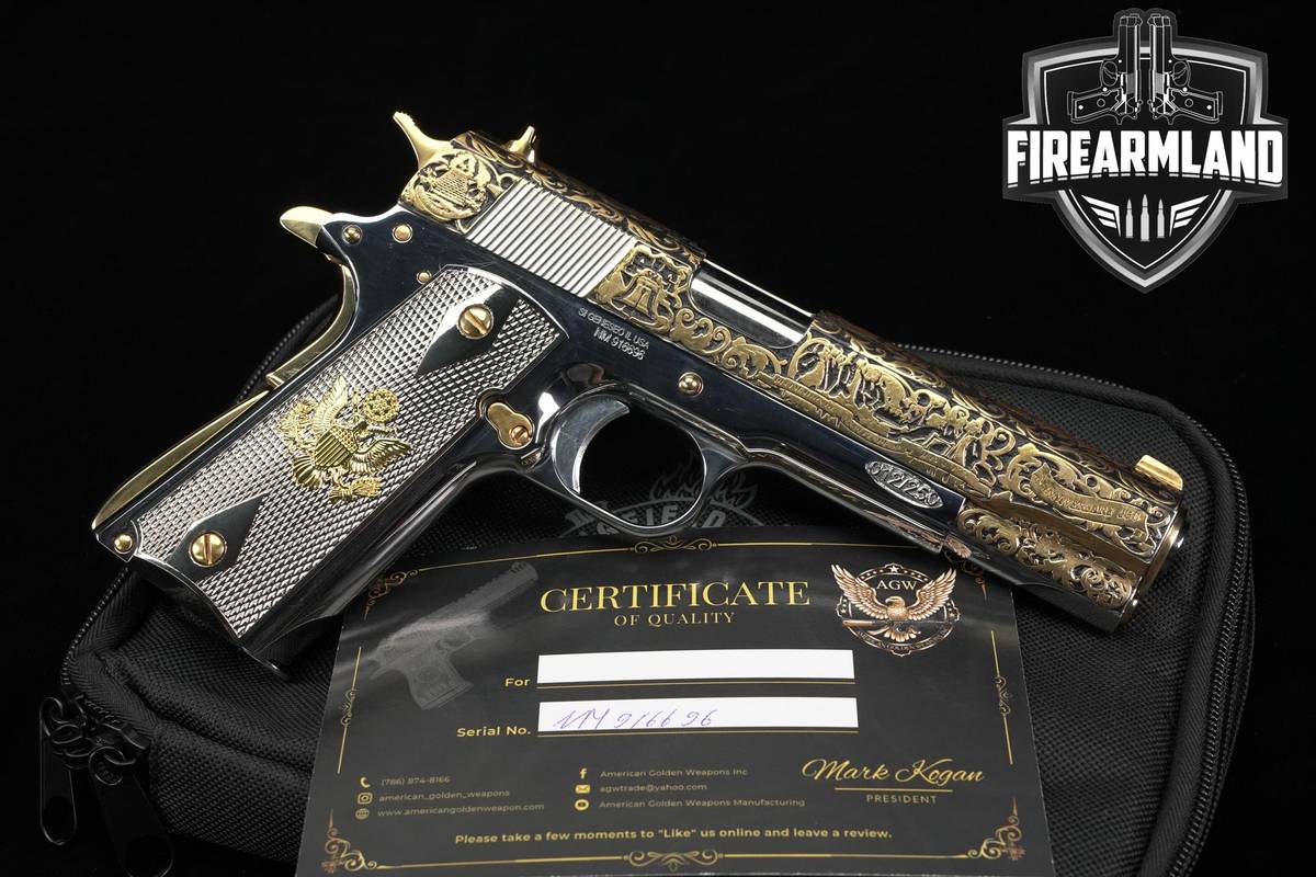 # 12 OF 250! American Golden Weapons Springfield 1911 250th Commemorative