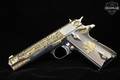 American Golden Weapons (AGW) Springfield Armory 1911 250th Commemorative, “THE UNITED STATES OF AMERICA” 1776–2026 “250 YRS”, 12/250 .45 ACP High-Polish & Gold in Excellent Condition Image 3