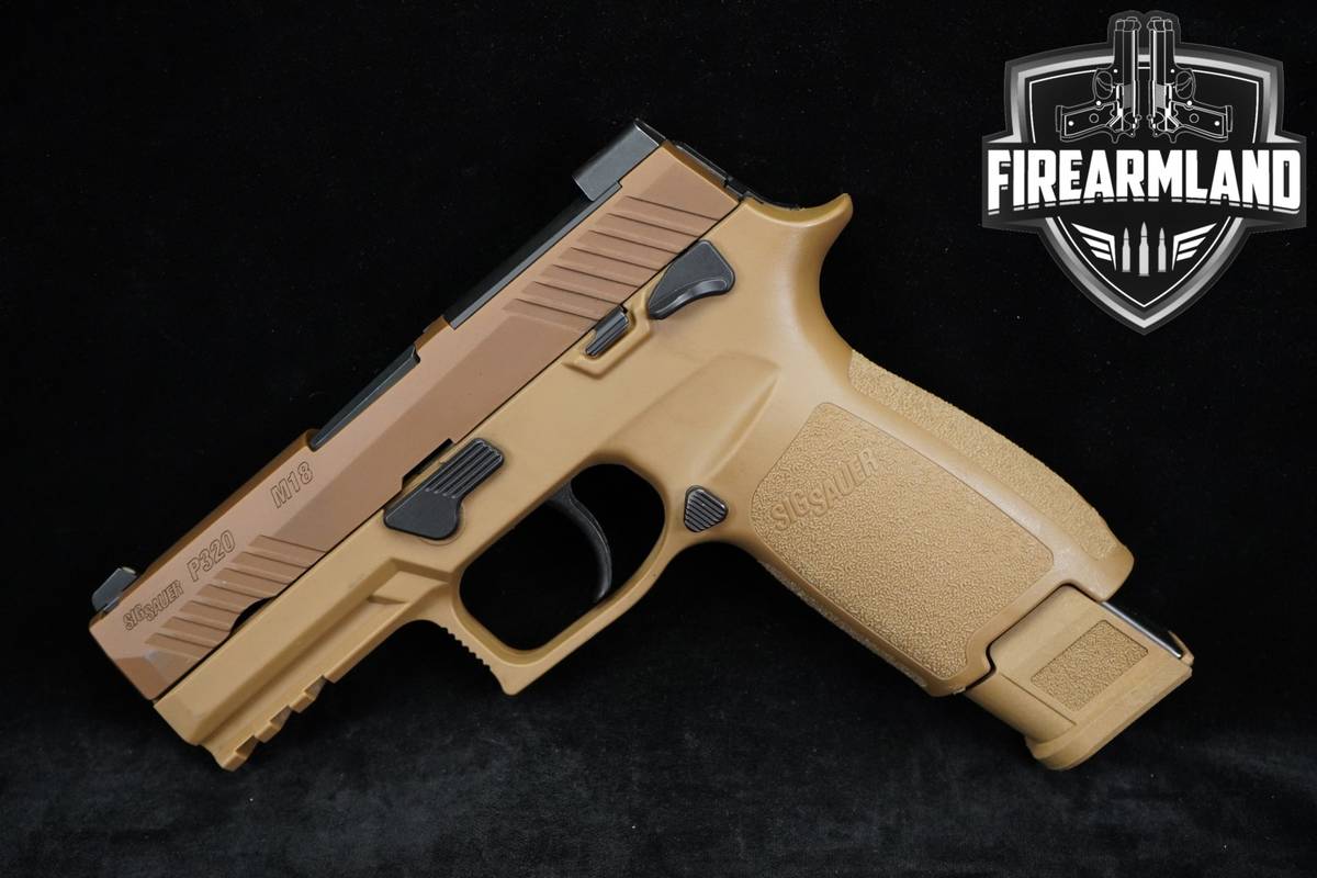 Sig Sauer P320 M18 MS 9mm 3.9" Coyote Tan P 320 M 18 +3 MAGS & ORIG CASE