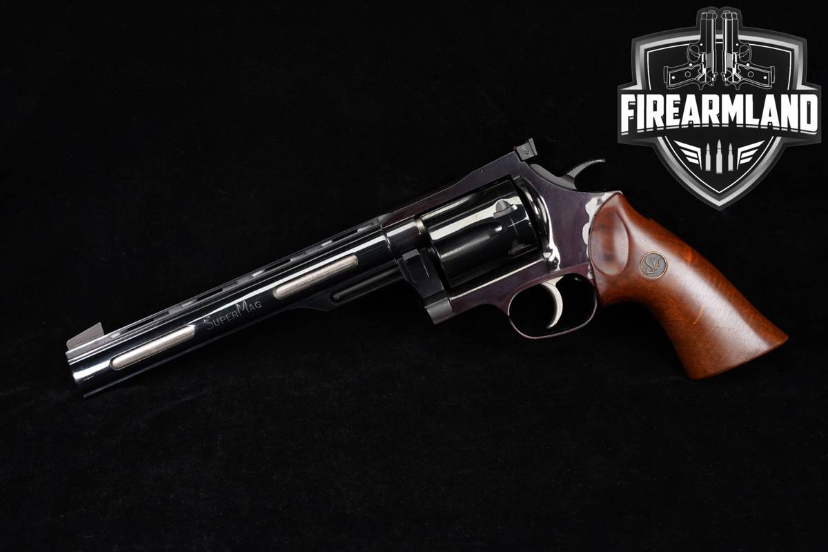 RARE CHAMBERING! 1984 Dan Wesson Model 375 SuperMag SM 8" Blued VINTAGE
