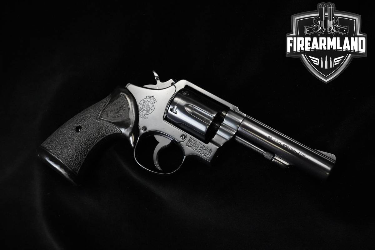 1968 Smith & Wesson (S&W) Model 10-6 Military Police 38 Special 4" S&W 10-6