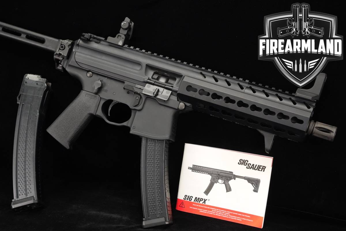 Sig Sauer MPX 9mm 8" THREADED +2 MAGS