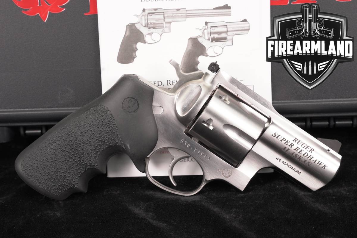 Ruger Super Redhawk Alaskan 44 Rem Mag 2.5" Satin Stainless +ORIG CASE