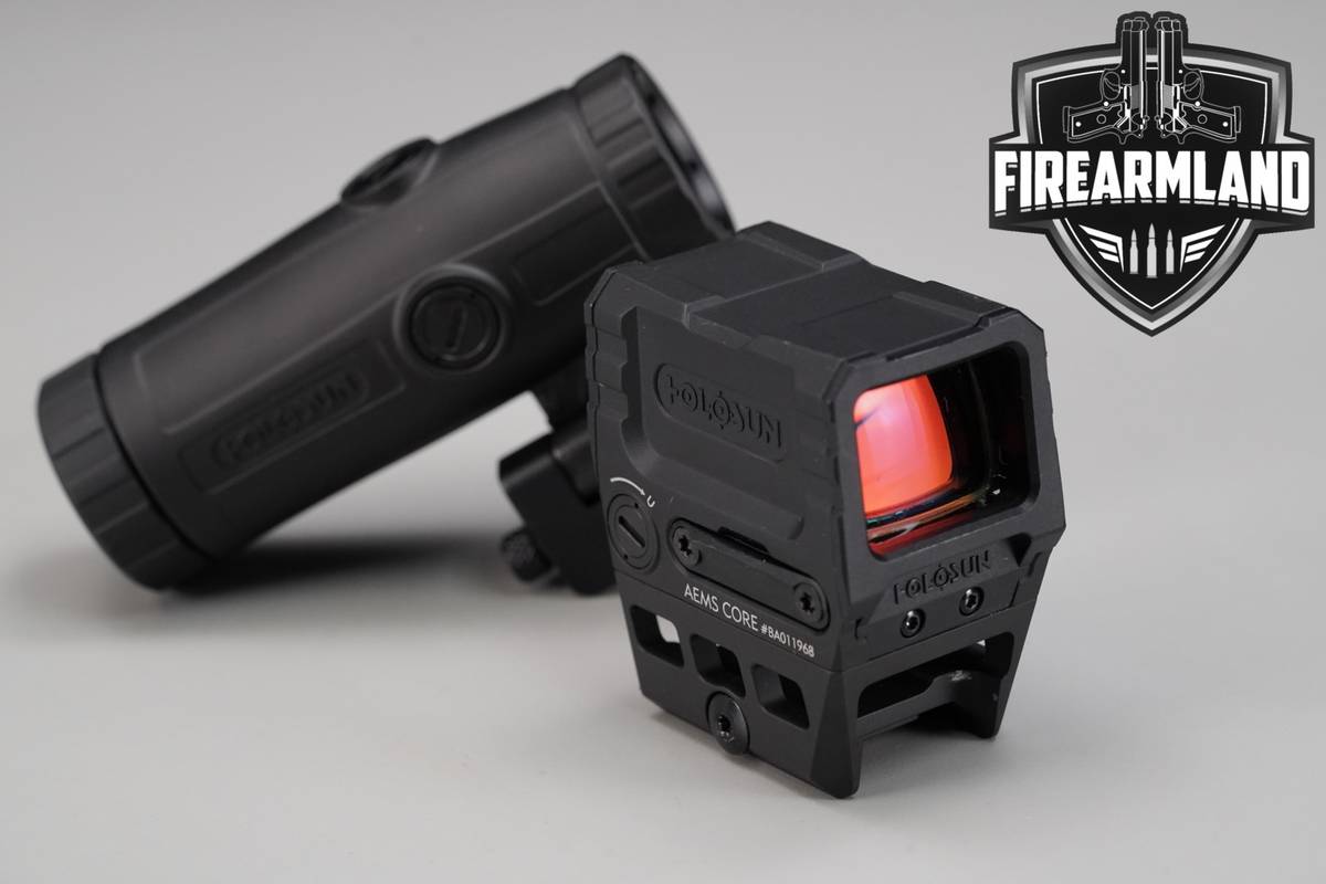 Holosun AEMS CORE 2 MOA Red Dot & HM3X Magnifier Combo