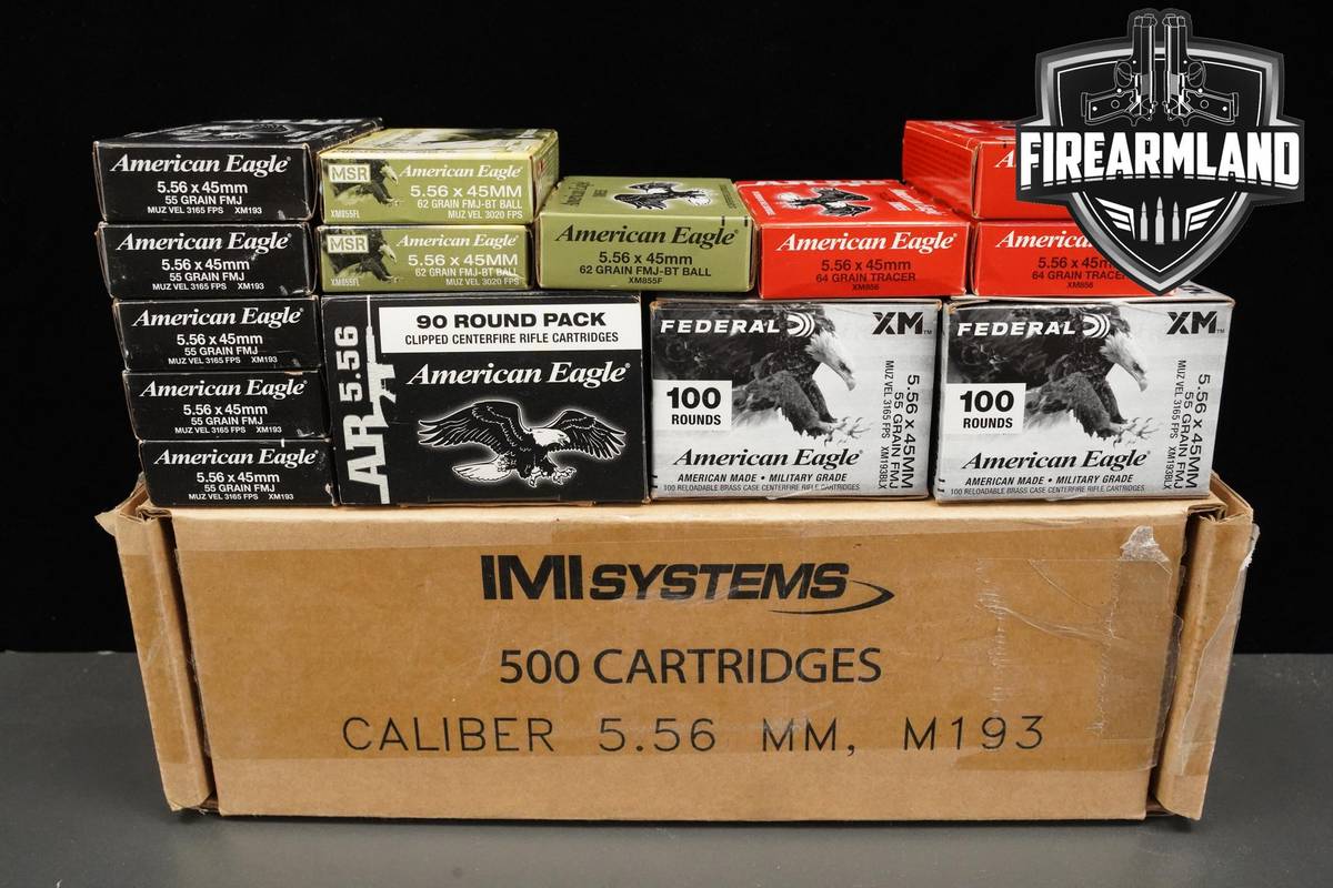 5.56x45 Ammo 556x45 Ammunition 1010 ROUNDS