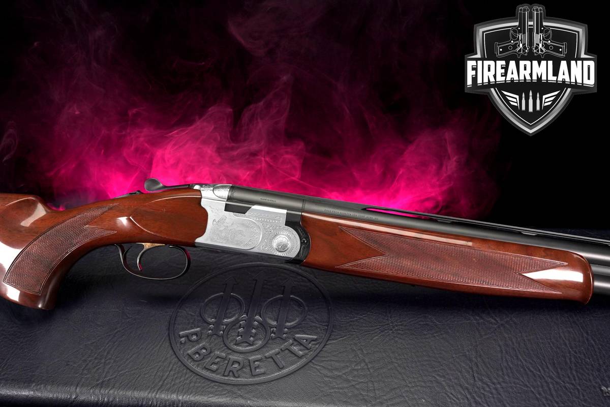 ENGRAVED P Beretta S687 Silver Pigeon Sporting 12-Gauge 29.5" Coin & Walnut