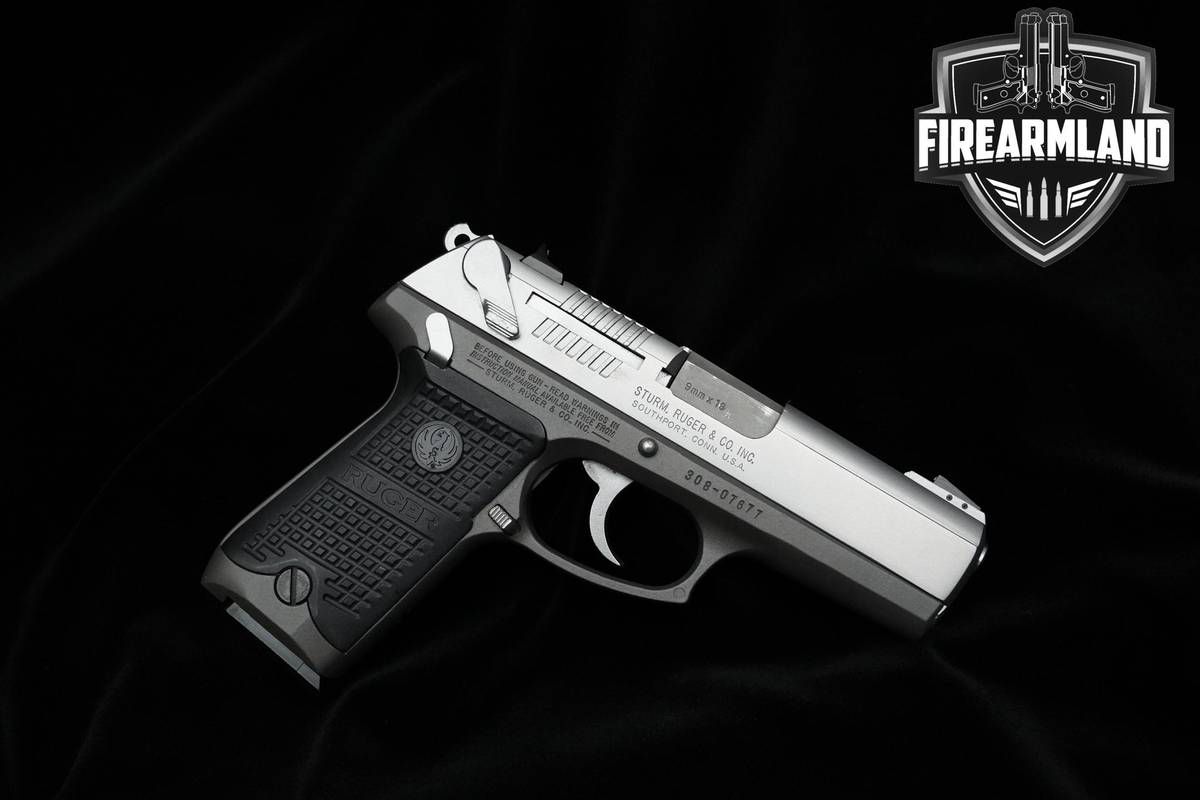 Ruger P94 Manual Safety 9mm 4" Two-Tone P94 Ruger +2 MAGS & ORIG CASE