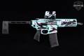 Sig Sauer MCX Rattler CUSTOM WORKS .300 AAC Blackout (7.62x35mm) Miami Tiger Stripe in Excellent Condition Image 3