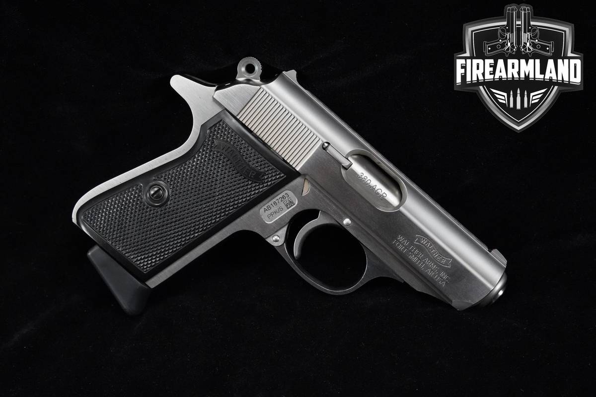 Walther PPK/S Stainless 380-ACP 3.3" +2 MAGS & ORIG CASE