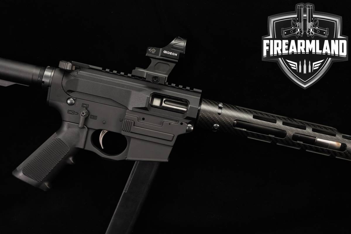 Spikes Tactical ST9G 9mm AR-9 AR9 8 CARBON FIBER PCC ST-9G MID PORT +OPTICS
