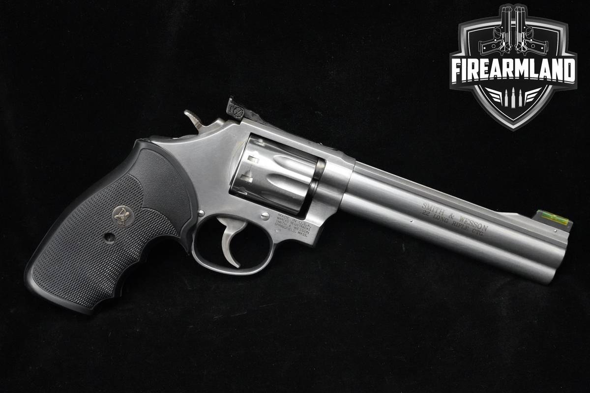 Smith & Wesson Model 617-6 K-Frame 22LR 6" (S&W) Stainless S&W Model-617-6