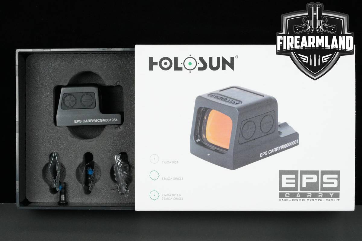 Holosun EPS Carry 2 MOA Green Dot & 32 MOA Circle +ORIG CASE