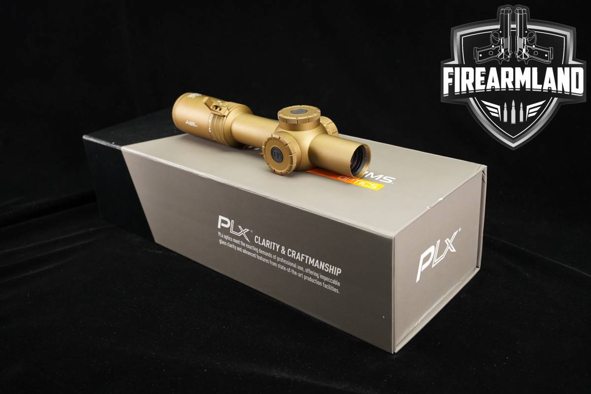 Primary Arms PLX Compact 1-8x24 FFP 30mm Tube MRAD ACSS Griffin MIL Scope