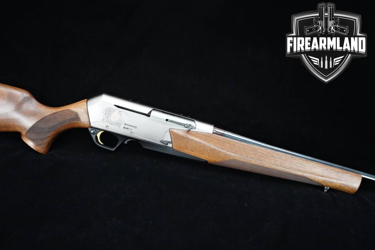 NICE Browning BAR Mark III 308 Win 22" Satin Nickel Browning-BAR Mk-3 MkIII