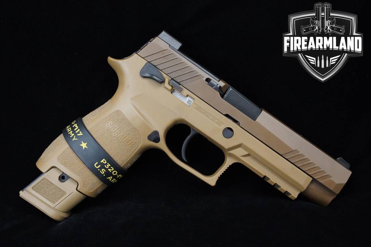 Sig Sauer P320 M17 9mm 4.7" Coyote Tan  Sig-Sauer P320 SIG M17 +4 MAGS
