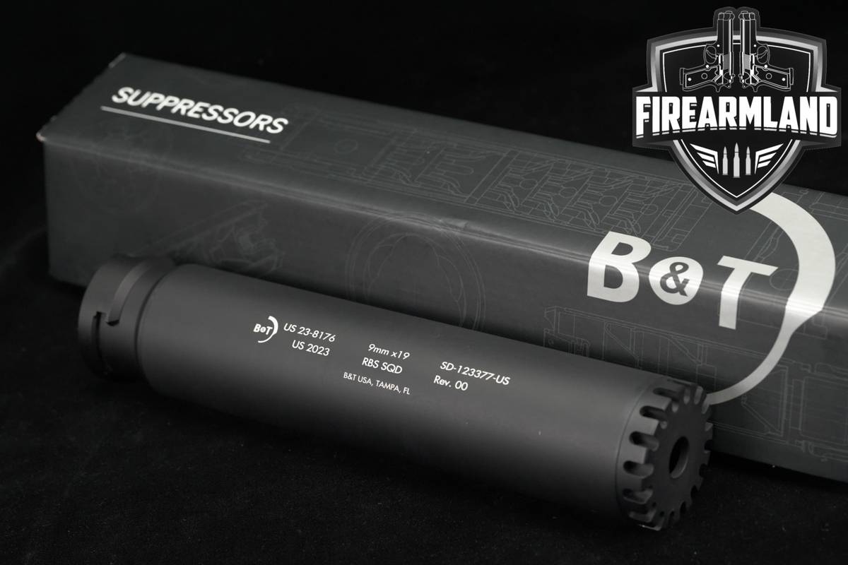 Brugger & Thomet B&T RBS SQD 9mm Suppressor R.B.S. S.Q.D. +ORIG BOX