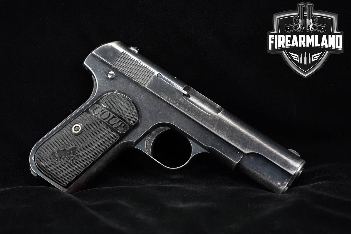 VINTAGE 1908 Colt Model 1903 Pocket Hammerless Type II 32 ACP 3.75" Pre-WWI