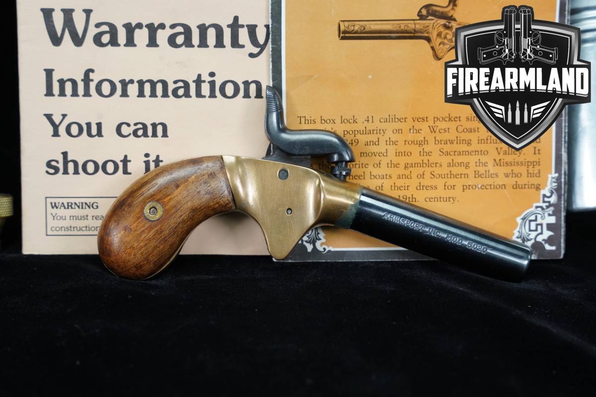 Armsport Inc Model 5020 41-Caliber Black-Powder 2.5" Blued & Brass