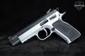 Tanfoglio Witness Elite Match .45 ACP Two-Tone Hard Chrome in Very Good Condition Image 4
