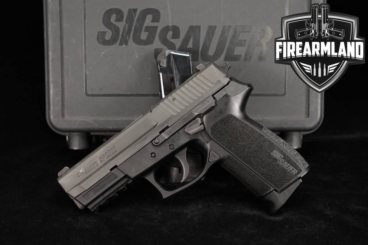 Sig Sauer SP2022 Pro Series 9mm 3.8 Two-Tone Black & Grey SP 2022 +2 MAGS