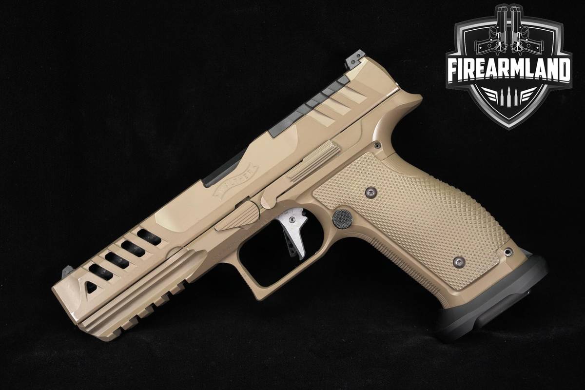 Walther PDP Match Steel Frame FS 9mm 5" FDE Optic-Ready +3 MAGS & ORIG CASE
