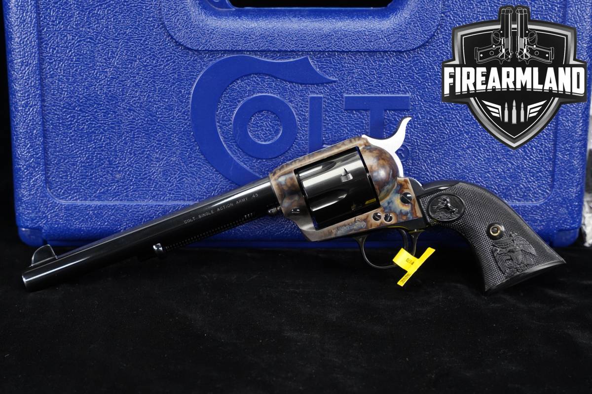 LIKE-NEW Colt Single Action Army 45 LC 7.5 Calvary Peacemaker SAA +OG CASE