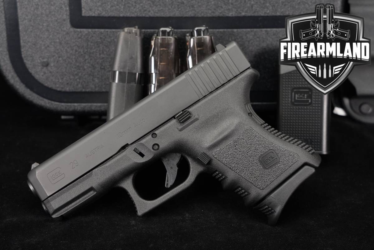 Glock 29 SF Gen3 G29 Gen 3 10mm 3.78 +4 MAGS, ORIG CASE & HOLSTER