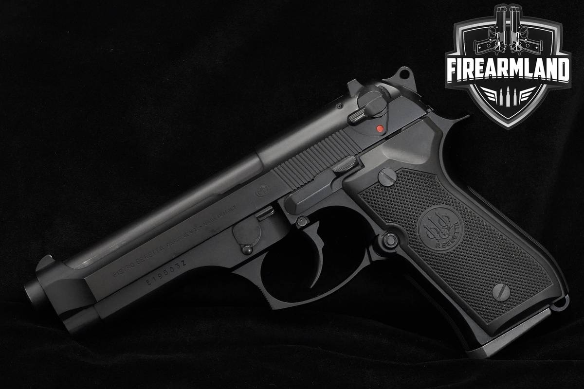 Beretta 92FS 9mm Beretta 92-FS M9 DA/SA Black Bruniton 4.9"