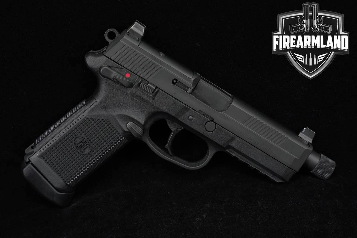 SUPPRESSOR READY! FN FNX-45 Tactical 45ACP 5.3" +3 MAGS & ORIG CASE