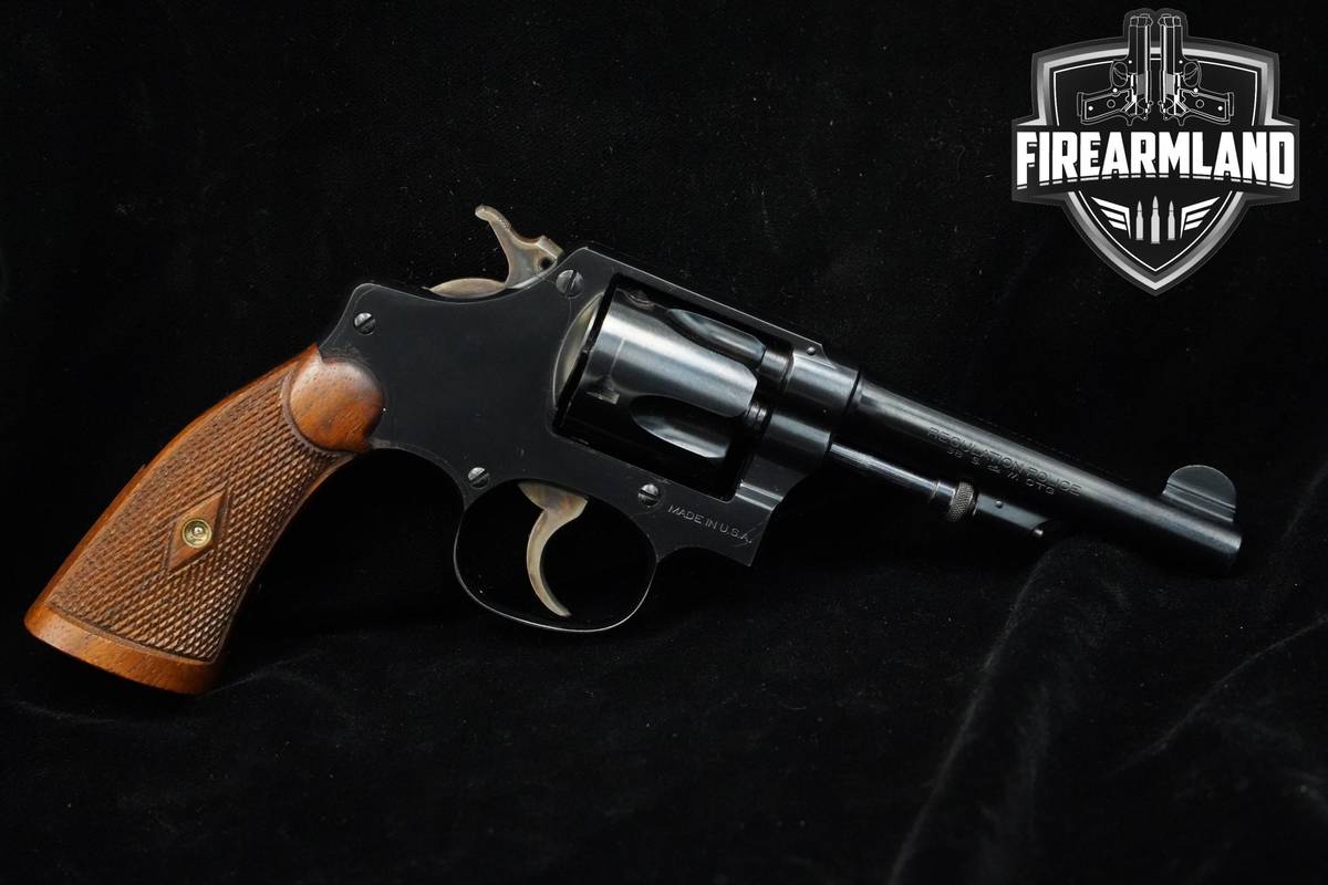 1917-1940 Smith & Wesson (S&W) Regulation Police 38 S&W 4" Blued Prewar