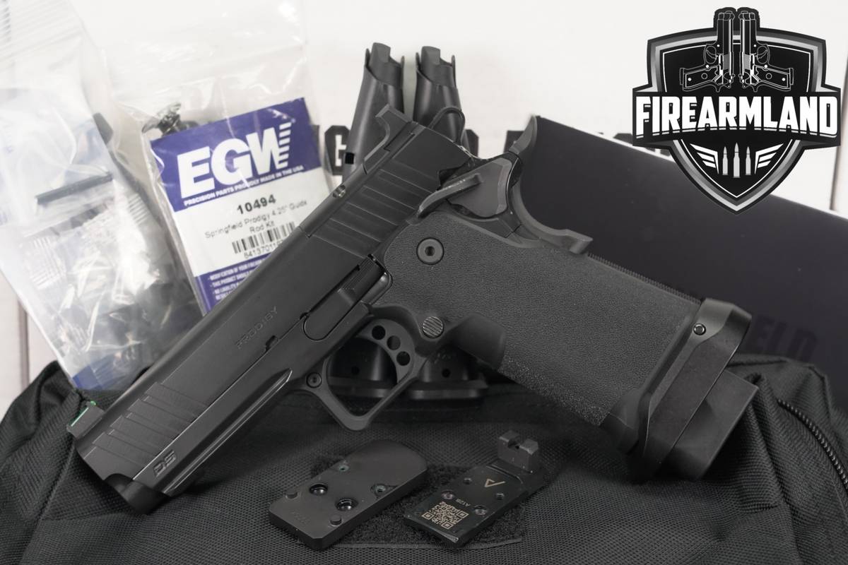 Springfield Armory 1911 DS Prodigy 4.25" AOS 9mm +4 MAGS, ORIG BOX, EXTRAS