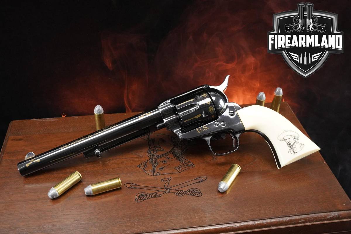 1-OF-500 Uberti Single Action Army 7th Cavalry Commemorative 45-Colt 7.5"