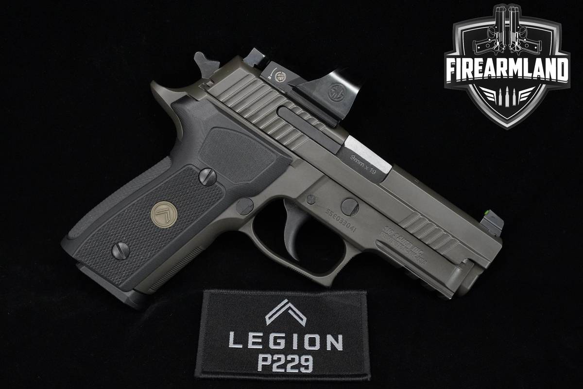 Sig Sauer P229 Legion 9mm Sig-Sauer P-229-Legion +3MAGS, ORIG CASE & OPTIC