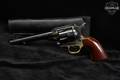 A. Uberti 1873 Cattleman Brass .45 Colt Color Case-Hardened & Blued in Good Condition Image 2