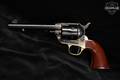 A. Uberti 1873 Cattleman Brass .45 Colt Color Case-Hardened & Blued in Good Condition Image 5