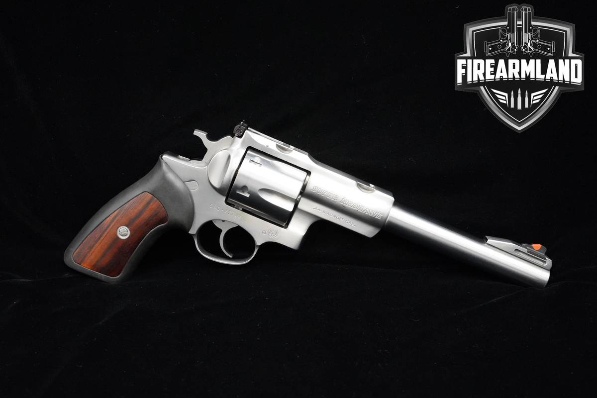 1992 Ruger Super Redhawk 44 Magnum 7.5" Satin Stainless Ruger-Super Redhawk