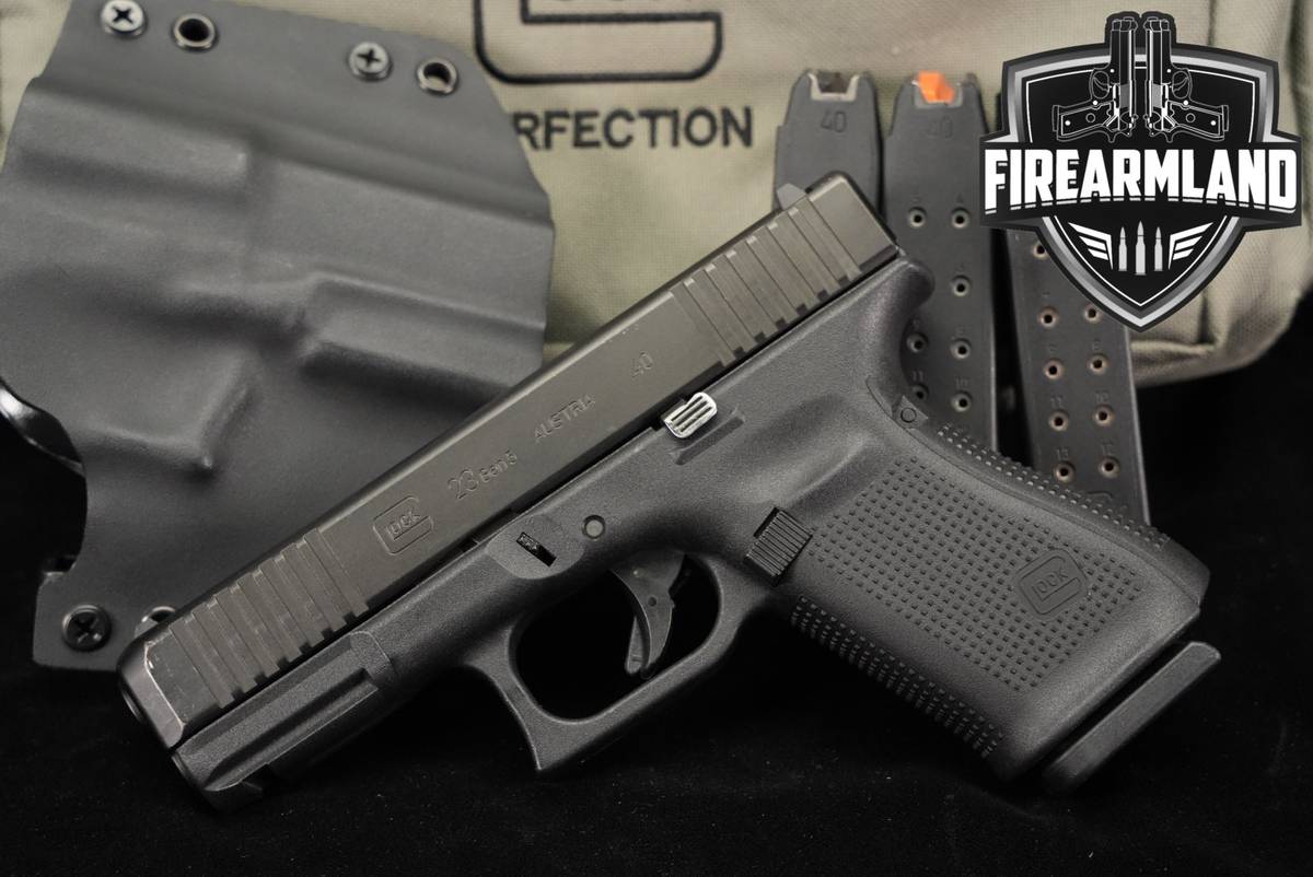 Glock 23 Gen5 G23 Gen 5 40 S&W 4.02" +4 MAGS, ORIG CASE & HOLSTER