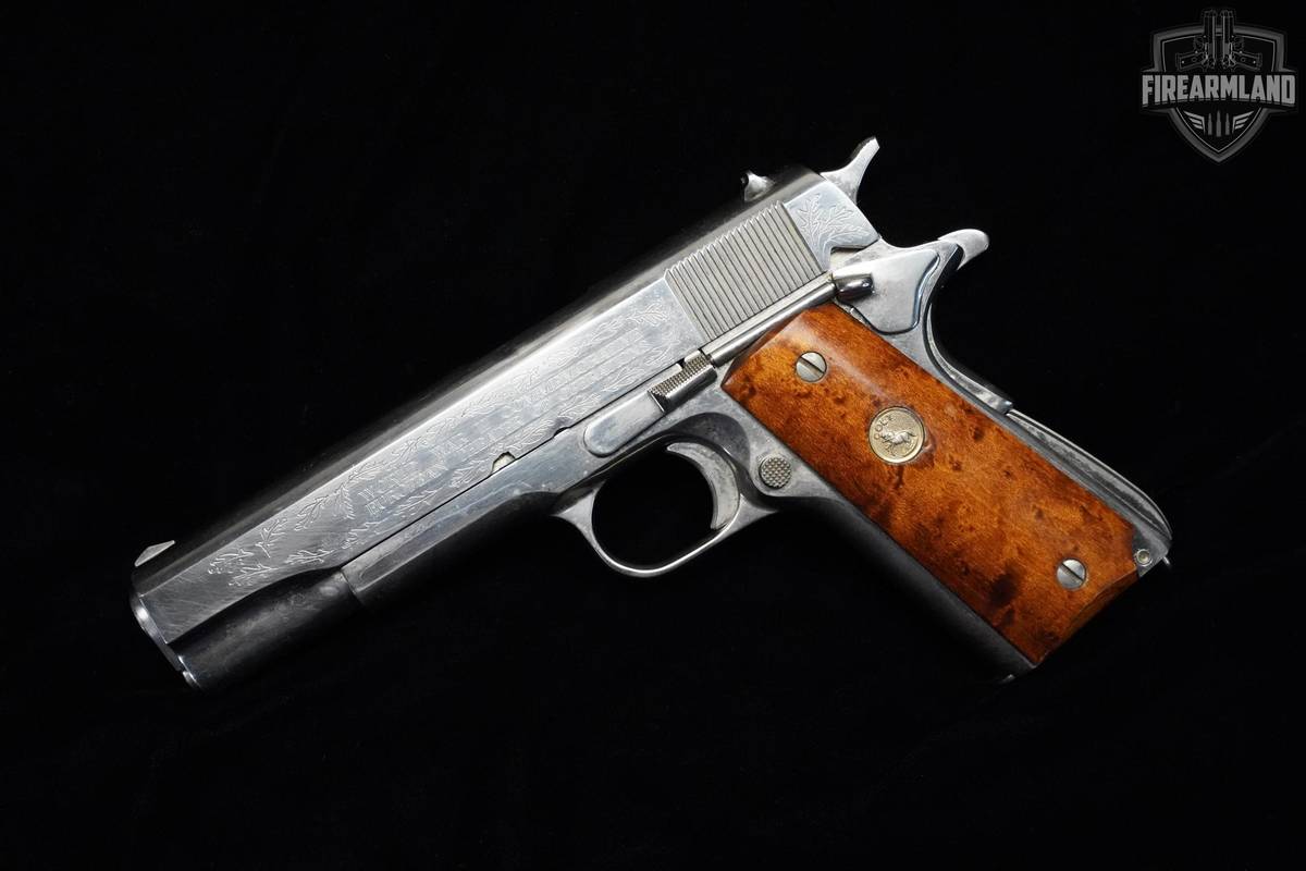 1970 Colt 1911-A1 WWII Commemorative European Theater 45 ACP 5" Colt 1911A1