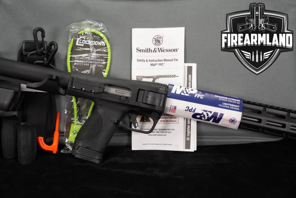 LIKE-NEW Smith & Wesson M&P FPC S&W 9mm 16.25" THREADED +3 MAGS
