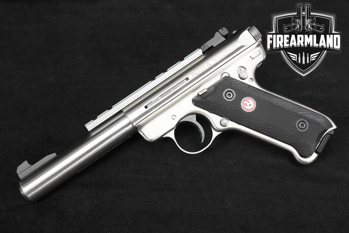 Ruger Mark III Target 22LR 5.5" Satin Stainless +ORIG BOX