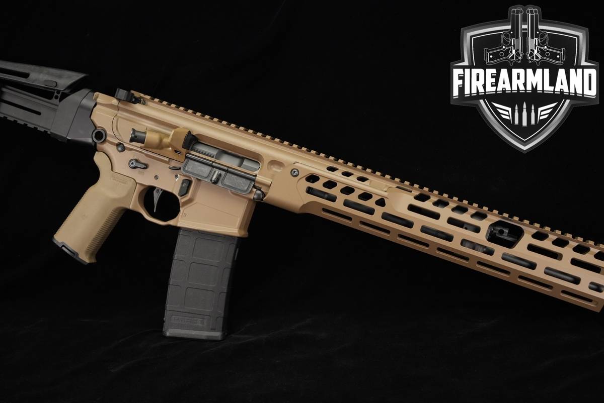 Sig Sauer MCX-SPEAR LT 5.56 NATO 16" Two-Tone FDE & Black GEISSELE TRIGGER