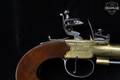18th Century Thomas of London Boxlock Flintlock Boot Pistol .50 BPM (Black Powder) Brass in Good Condition Image 5