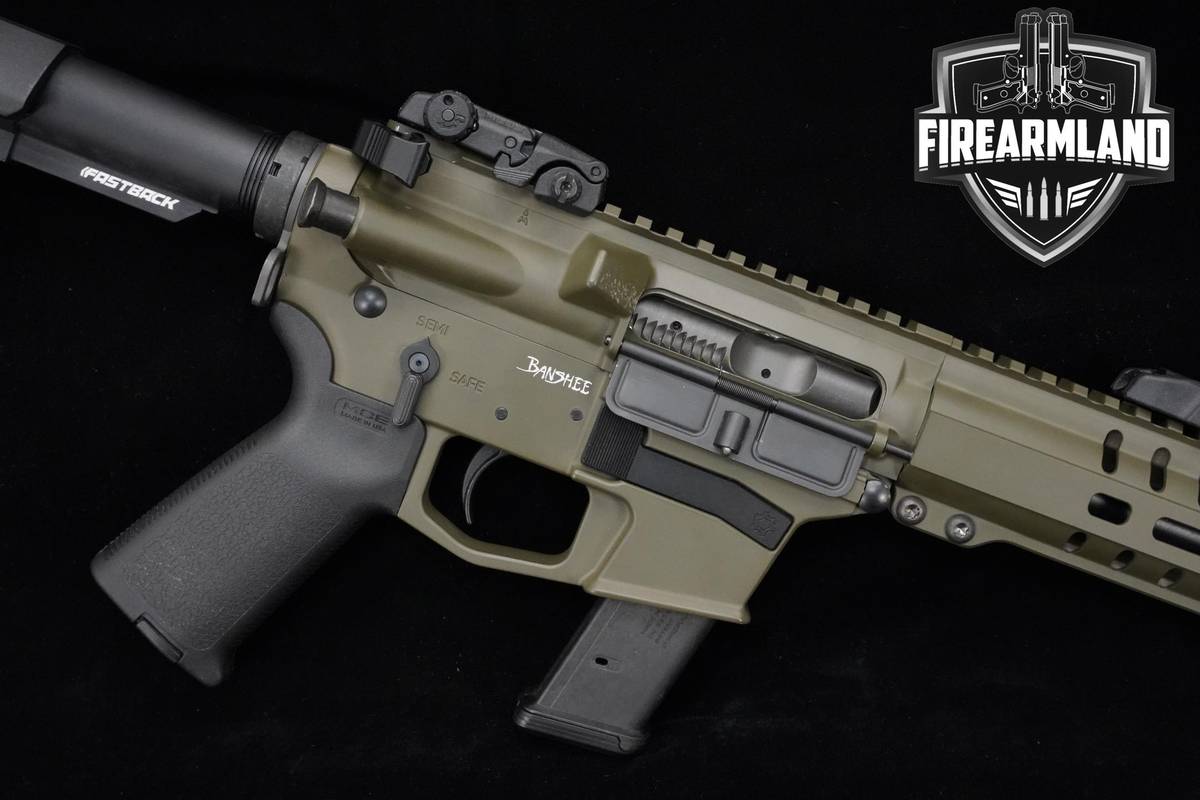 CMMG MkGs BANSHEE 9mm OD Green AR-9 +4 MAGS